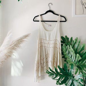 Free People Cream Dress